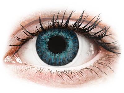 Brilliant Blue contact lenses - natural effect - Air Optix (2 monthly coloured lenses)