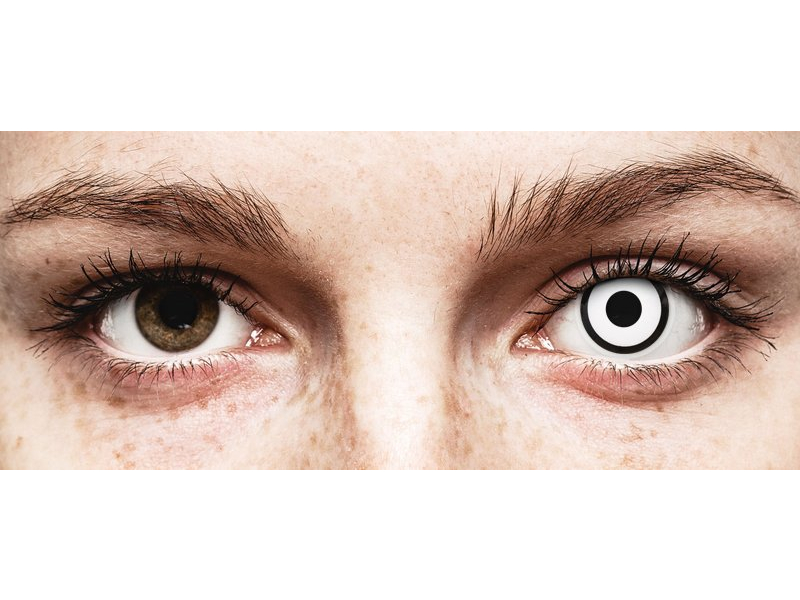 White Zombie contact lenses - ColourVue Crazy (2 daily coloured lenses)
