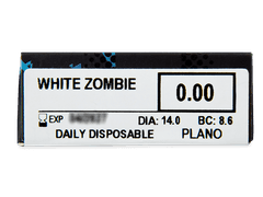 White Zombie contact lenses - ColourVue Crazy (2 daily coloured lenses)