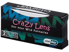 White Zombie contact lenses - ColourVue Crazy (2 daily coloured lenses)