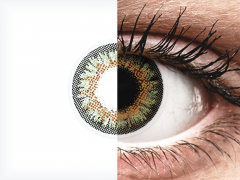 Green One Day TruBlends contact lenses - ColourVue - Power (10 coloured lenses)