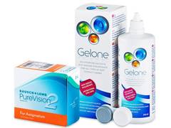 PureVision 2 for Astigmatism (6 lenses) + Gelone Solution 360 ml