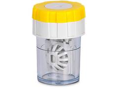 Lens Case Twist Top - Yellow