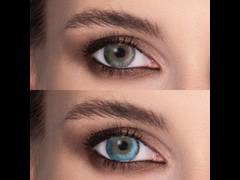 Blue Aqua 3 Tones contact lenses - ColourVue (2 coloured lenses)