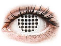 ColourVUE Crazy Lens - White Screen - plano (2 lenses)