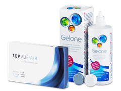 TopVue Air (6 lenses) + Gelone Solution 360 ml