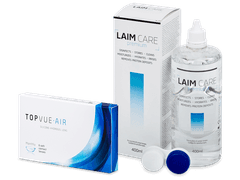 TopVue Air (6 lenses) + LAIM-CARE Solution 400 ml