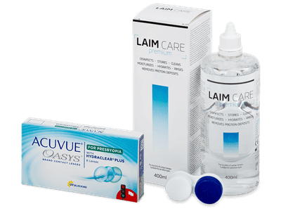 Acuvue Oasys for Presbyopia (6 lenses) + Laim-Care Solution 400 ml