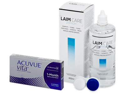 Acuvue Vita (6 lenses) + Laim-Care Solution 400 ml