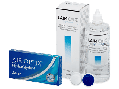 Air Optix plus HydraGlyde (3 lenses)