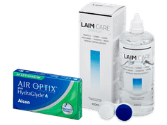 Air Optix plus HydraGlyde for Astigmatism (6 lenses) + Laim Care Solution 400 ml