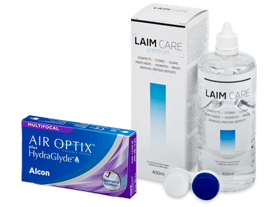 Air Optix plus HydraGlyde Multifocal (3 lenses)