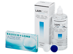 Bausch + Lomb ULTRA (6 lenses) + Laim-Care Solution 400 ml