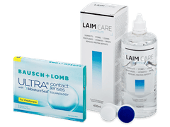 Bausch + Lomb ULTRA for Presbyopia (3 lenses) + Laim-Care Solution 400 ml