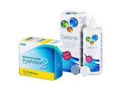 PureVision 2 for Presbyopia (6 lenses) + Gelone Solution 360 ml