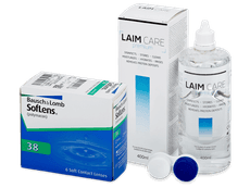 SofLens 38 (6 lenses) + Laim-Care Solution 400 ml