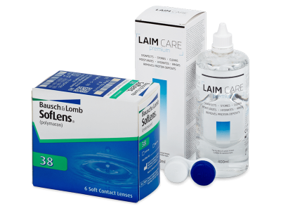 SofLens 38 (6 lenses) + Laim-Care Solution 400 ml