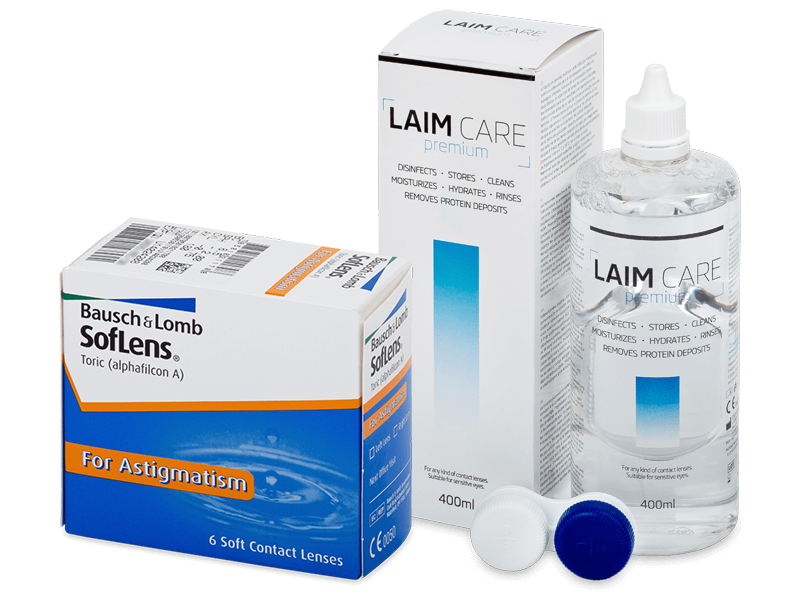 SofLens Toric (6 lenses) + Laim-Care Solution 400 ml
