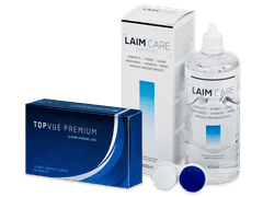 TopVue Premium (12 lenses) + Laim Care Solution 400 ml