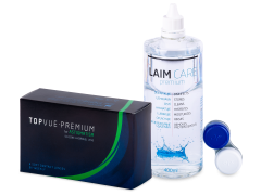 TopVue Premium for Astigmatism (6 lenses) + Laim-Care Solution 400 ml