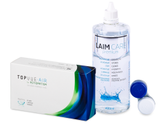 TopVue Air for Astigmatism (6 lenses) + Laim Care Solution 400 ml