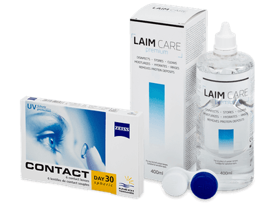 Carl Zeiss Contact Day 30 Spheric (6 lenses) + Laim-Care Solution 400 ml