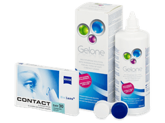 Carl Zeiss Contact Day 30 Compatic (6 lenses) + Gelone Solution 360 ml