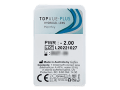 TopVue Monthly Plus (6 lenses)