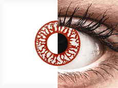 Blood Shot contact lenses - ColourVue Crazy (2 daily coloured lenses)