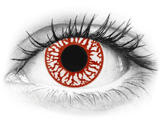 Blood Shot contact lenses - ColourVue Crazy (2 daily coloured lenses)