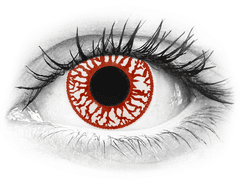 Blood Shot contact lenses - ColourVue Crazy (2 daily coloured lenses)