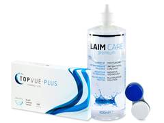 TopVue Monthly Plus (6 lenses) + LAIM-CARE Solution 400 ml