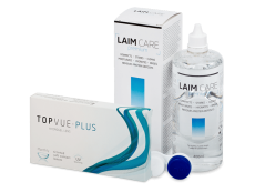 TopVue Monthly Plus (6 lenses) + LAIM-CARE Solution 400 ml