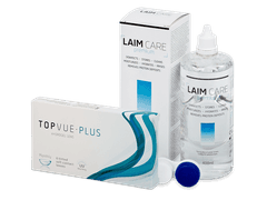 TopVue Monthly Plus (6 lenses) + LAIM-CARE Solution 400 ml