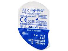 Air Optix plus HydraGlyde (6 lenses)