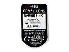CRAZY LENS - Barbie Pink - plano (2 daily coloured lenses)