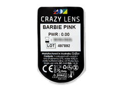 CRAZY LENS - Barbie Pink - plano (2 daily coloured lenses)