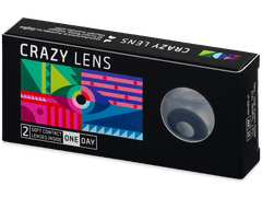 CRAZY LENS - Black Out - plano (2 daily coloured lenses)