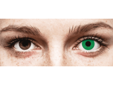 CRAZY LENS - Emerald Green - plano (2 daily coloured lenses)