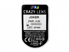 CRAZY LENS - Joker - plano (2 daily coloured lenses)