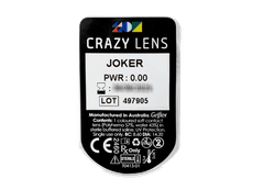 CRAZY LENS - Joker - plano (2 daily coloured lenses)