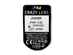 CRAZY LENS - Joker - plano (2 daily coloured lenses)