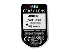 CRAZY LENS - Joker - power (2 daily coloured lenses)