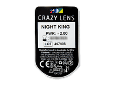 CRAZY LENS - Night King - power (2 daily coloured lenses)