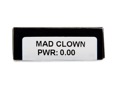 CRAZY LENS - Mad Clown - plano (2 daily coloured lenses)