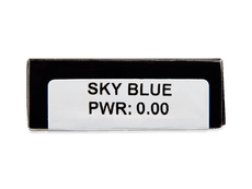 CRAZY LENS - Sky Blue - plano (2 daily coloured lenses)
