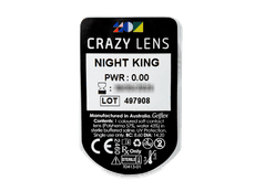 CRAZY LENS - Night King - plano (2 daily coloured lenses)