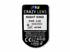 CRAZY LENS - Night King - plano (2 daily coloured lenses)