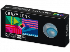 CRAZY LENS - White Walker - power (2 daily coloured lenses)