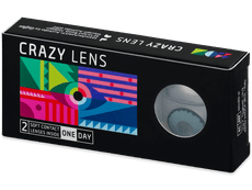 CRAZY LENS - Zombie Virus - power (2 daily coloured lenses)
